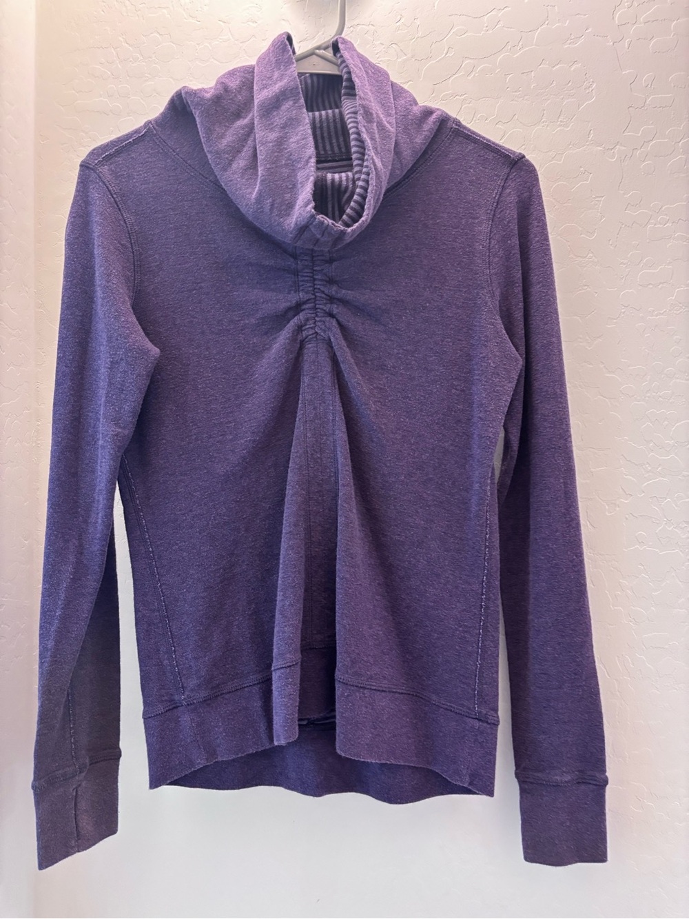 lululemon athletica Purple Cowl Neck Long-Sleeve Sweater
